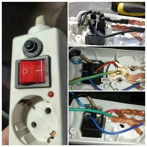 3Pcs Interrupteur à Bascule Lumière Rouge ON/OFF Avec Couvercle étanche 16 A/250 V CA(DPST) – Image 4