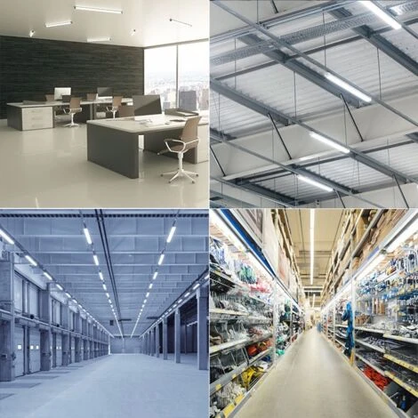 Réglette Lumineuse 90cm 36W (Pack De 10) - Blanc Froid 6000K - 8000K - SILAMP – Image 2