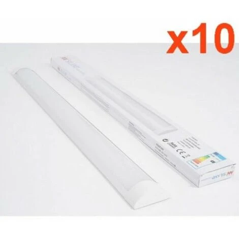 Réglette Lumineuse 90cm 36W (Pack De 10) - Blanc Froid 6000K - 8000K - SILAMP – Image 3