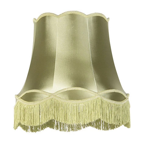 QAZQA Granny - Abatjour Rétro - Ø 450 Mm - Vert - Rétro -