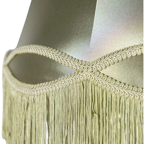 QAZQA Granny - Abatjour Rétro - Ø 450 Mm - Vert - Rétro - – Image 3