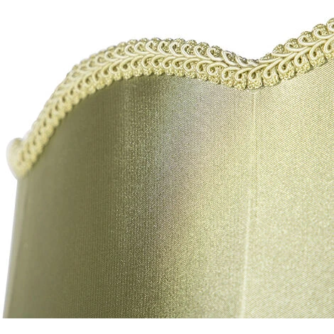 QAZQA Granny - Abatjour Rétro - Ø 450 Mm - Vert - Rétro - – Image 5