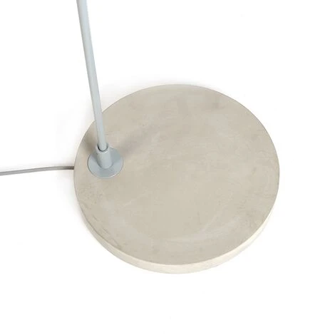 QAZQA Bend - Lampe Arquée Moderne - 1 Lumière - H 2100 Mm - Gris - Moderne - Éclairage Intérieur - Salon I Chambre I Cuisine I Salle à Manger – Image 5