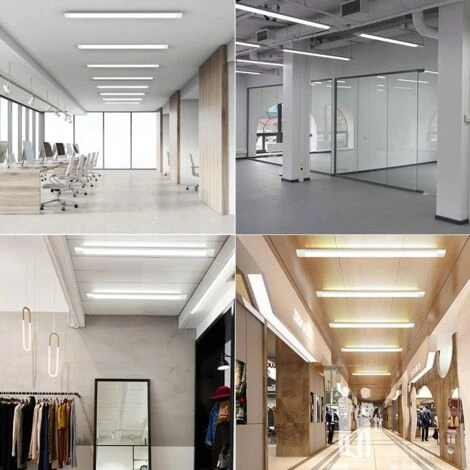 Réglette Lumineuse 60cm 24W - Blanc Froid 6000K - 8000K - SILAMP – Image 2