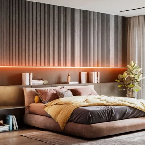 Bande LED 5m Stripe RGB éclairage Décoratif Bande Lumineuse RGB Changement De Couleurs – Image 4