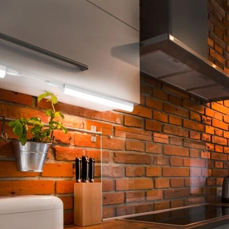 B.K.Licht Réglette LED Pour Cuisine Et Atelier, Platine LED 4W, Longueur 313 Mm, 400 Lm, Lumière Blanche Neutre 4000K – Image 4