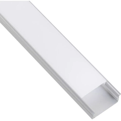 Profil Aluminium Pour Bande LED Double - Diffuseur laiteux X 2M (LLE-ALP014) – Image 3