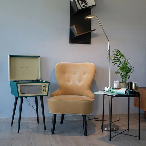 QAZQA Eva - LED Dimmable Lampe De Lecture Moderne Variateur Inclus - 1 Lumière - H 1490 Mm - Acier - Moderne - Éclairage Intérieur - Salon I Chambre – Image 2