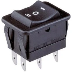 Arcolectric (Bulgin Ltd.) H1570 VB AAA Interrupteur à Bascule H1570 VB AAA 250 V/AC 16 A 2 X On/Off/On Permanent/0/permanent 1 Pc(s) D77713