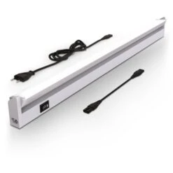 Réglette LED Barre Lumineuse Placard Pivotable De 150° Pour Cuisine Atelier Couleur Argent