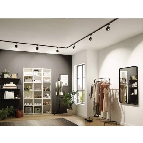 Paulmann URail 96903 Elément Pour Système Déclairage Sur Rail Haute Tension Rail Noir (mat) 0.5 M – Image 3