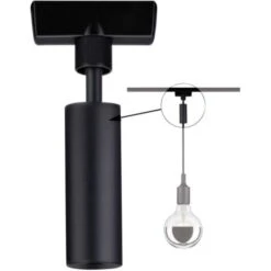 Paulmann PAULMANN 96914 Elément Pour Système Modulaire Adaptateur Pendulaire Noir