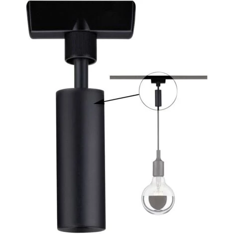 Paulmann PAULMANN 96914 Elément Pour Système Modulaire Adaptateur Pendulaire Noir