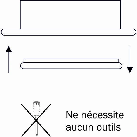 Support Spot Blanc Encastrable Orientable Aimanté + Douille GU10 Inclus - Garantie 3 Ans – Image 2