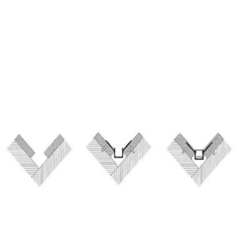 Profilé Aluminium Encastré D'angle 2m Pour Ruban LED Couvercle Blanc Opaque - SILAMP – Image 3