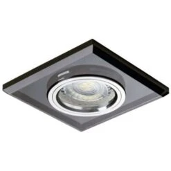 Support Spot Encastrable Carré Fin MORTA Noir