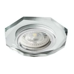 Support Spot Encastrable Octogonal MORTA Argent