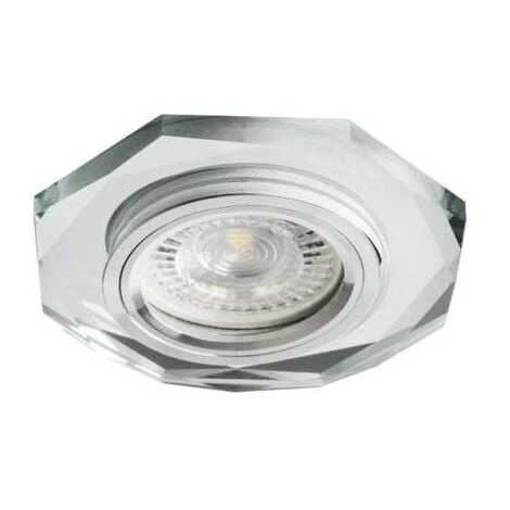 Support Spot Encastrable Octogonal MORTA Argent