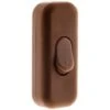 Interrupteur 2A Unipolaire Marron - Zenitech