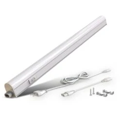 B.K.Licht Réglette LED Pour Cuisine Et Atelier, Platine LED 8W, Longueur 573 Mm, 700 Lm, Lumière Blanche Neutre 4000K