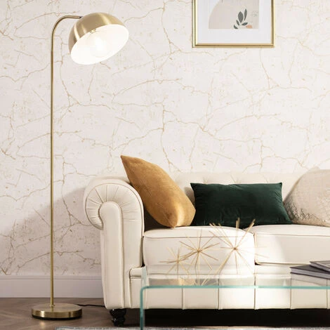 Lampadaire Bowlen Doré – Image 3