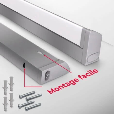 Réglette LED Orientable 230V 9W éclairage Plan De Travail Cuisine Atelier Armoire Placard – Image 5