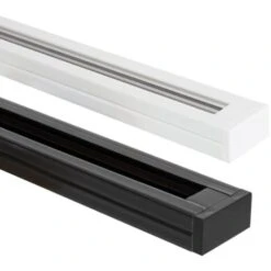 Rail Monophasé PC 1 Mètre Pour Spots LED Noir