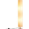 HOMCOM Lampe Lampadaire Colonne Sur Pied Moderne Lumière Tamisée 40 W 14L X 14l X 120H Cm Inox Blanc