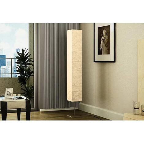 Lampadaire Avec Support En Acier 170 Cm Beige – Image 3