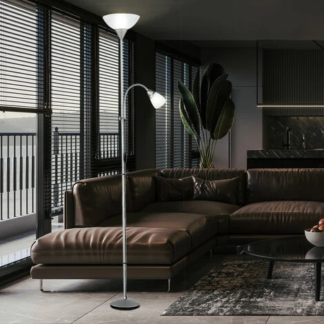 Projecteur De Plafond Lampe De Bras De Lecture Dimmable Lampe Sur Pied Télécommande Dans Un Ensemble Comprenant Des Lampes à LED RVB – Image 3