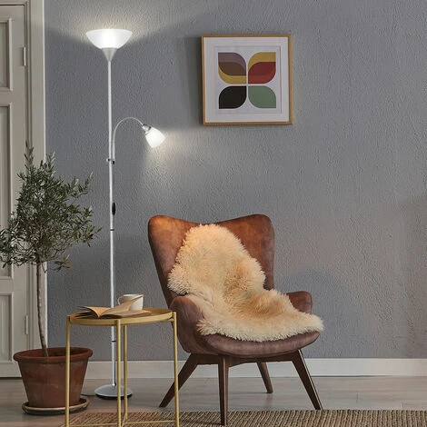 Projecteur De Plafond Lampe De Bras De Lecture Dimmable Lampe Sur Pied Télécommande Dans Un Ensemble Comprenant Des Lampes à LED RVB – Image 4