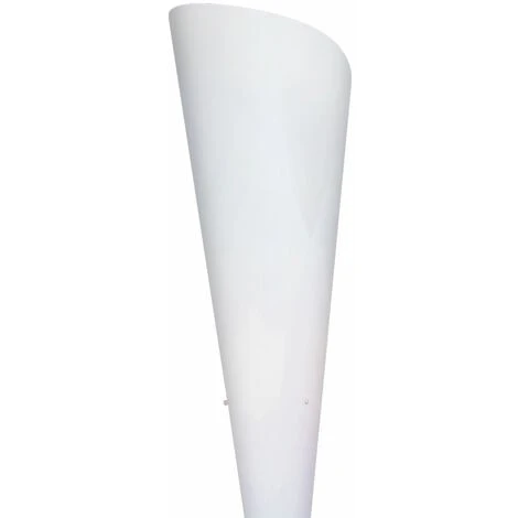 Lampadaire Entonnoir Design Plafonnier Projecteur Salon Salle à Manger éclairage Côté Lampe Blanc Dans Un Ensemble Comprenant Des Ampoules LED – Image 3