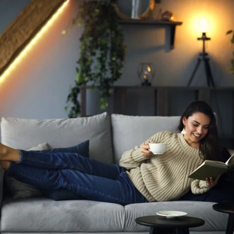 B.K.Licht Bande LED 3m, Silicone, RVB, Télécommande, Autocollant, Changement De Couleur, Raccourcissable, Ruban Lumineux, éclairage Décoratif Pour Chambre, Salon, Cuisine – Image 5