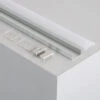 Profilé Aluminium En Saillie Avec Capot Continu Pour Double Ruban LED Jusqu'à 20mm Capot Translucide