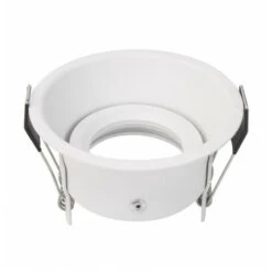Collerette Support D'encastrement UGR - GU10 / MR16 Orientable - Rond - Blanc