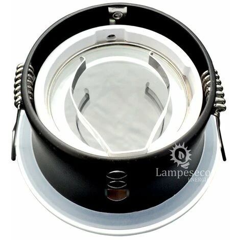 Lot De 6 Support Spot Encastrable Etanche IP65 SDB Basse Luminance, Non Eblouissant Ref. 851 – Image 3