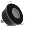 Support De Spot BBC Rond étanche IP65 Noir Ø84mm Noir