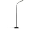 Lampadaire Noir Salon LED 6,5W, Luminosité Réglable Tête Flexible Choix De Lumière Fonction TOUCH Lampadaire Moderne Chambre Bureau