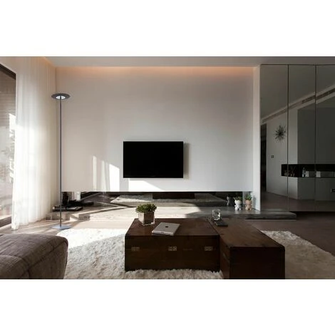 Lampadaire LED 24W 3000K Nickel – Image 3