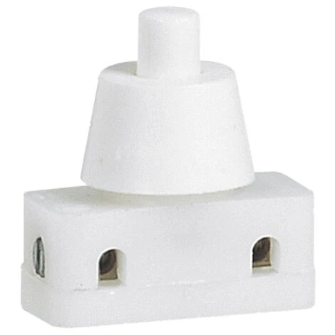 Legrand Mini-interrupteur 2A 250V à Poussoir Pour Pied De Lampe Avec Bague De Fixation