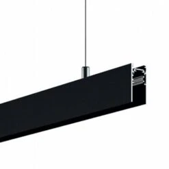 Rail Magnétique En Saillie 48V 1m NOIR - Noir - SILAMP