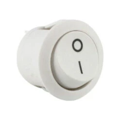 Interrupteur à Bascule Blanc Unipolaire à Une Direction On-None-Off ( Prix Pour 1 )