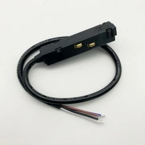 Connecteur Linéaire Pour Rail Magnétique 48V 4 Fils NOIR - Noir - SILAMP