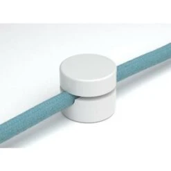 Creative-cables Italia Chaumard Universel Mural Pour CÂble Textile Blanc Fcp01bia