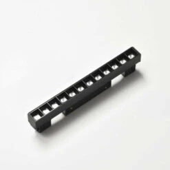 Projecteur LED Sur Rail Magnétique 48V DC 12W NOIR - Blanc Chaud 2300K - 3500K - SILAMP