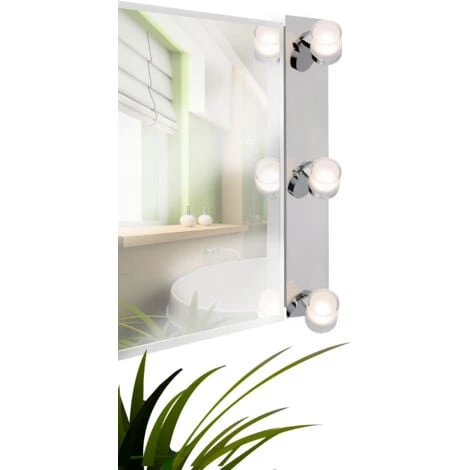 Réglette 3 Spots Spécial Salle De Bain IP44 (13,5W 1050LM 3000K) Chrome - Voltman – Image 3