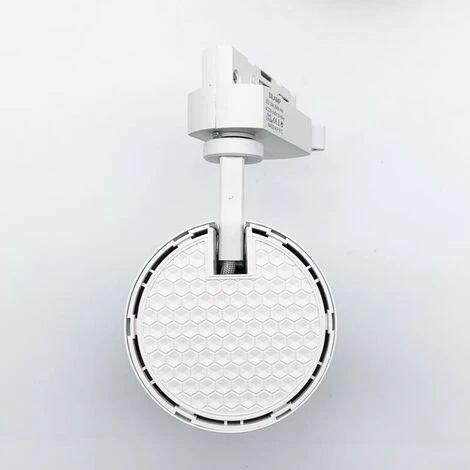 Spot LED Sur Rail 30W 80° Compact Monophasé BLANC - Blanc Neutre 4000K - 5500K - SILAMP – Image 5