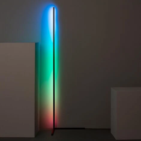 Lampadaire LED RGBWW Luxy 20W Blanc – Image 2