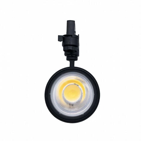 Spot LED Sur Rail 30W 80° Compact Triphasé NOIR - Blanc Chaud 2300K - 3500K - SILAMP – Image 3
