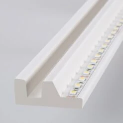 Moulure Modern 2m Pour Ruban LED Blanc